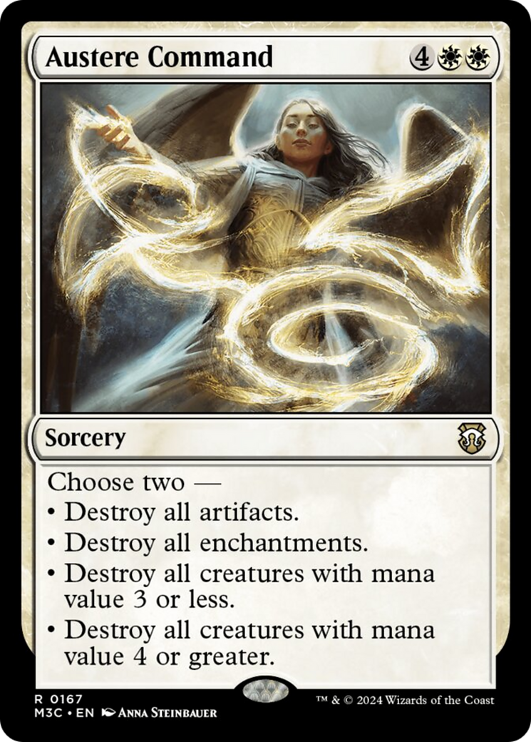 Austere Command (Ripple Foil) [Modern Horizons 3 Commander] | L.A. Mood Comics and Games