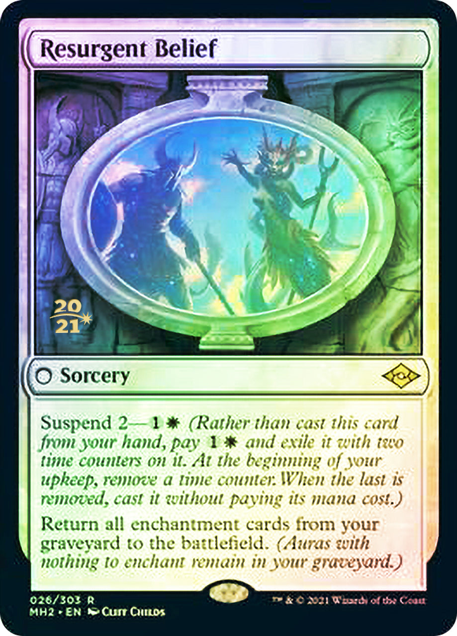 Resurgent Belief [Modern Horizons 2 Prerelease Promos] | L.A. Mood Comics and Games