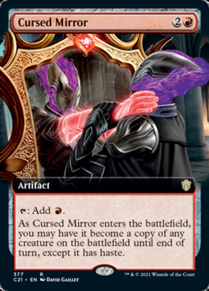 Cursed Mirror (Extended Art) [Commander 2021] | L.A. Mood Comics and Games