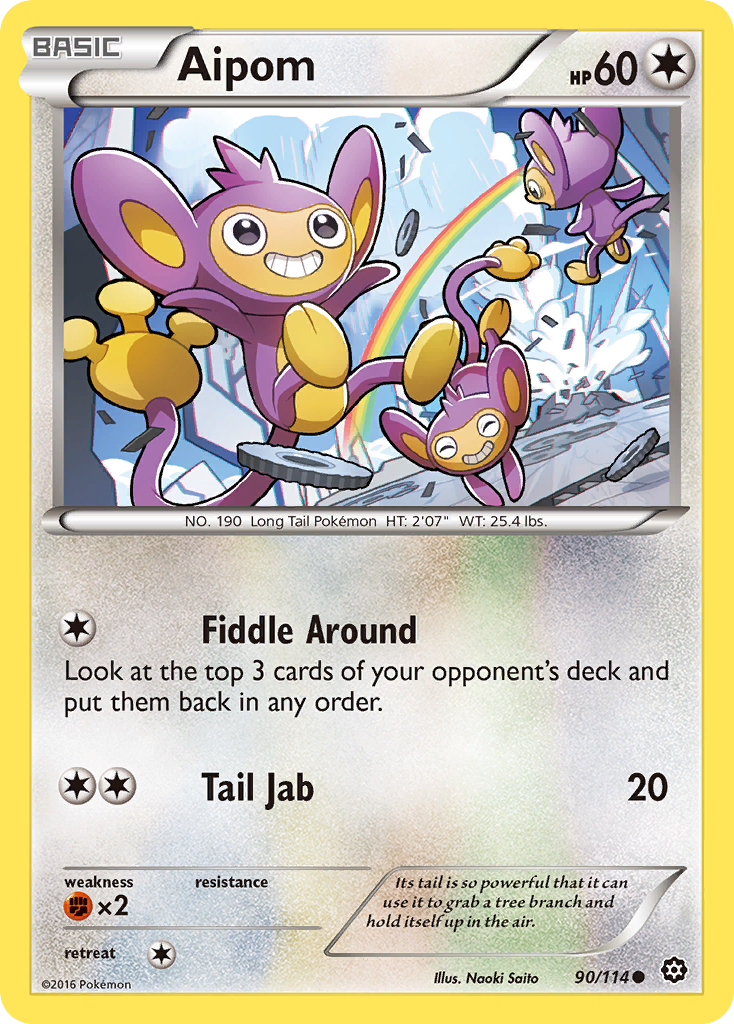 Aipom (90/114) [XY: Steam Siege] | L.A. Mood Comics and Games