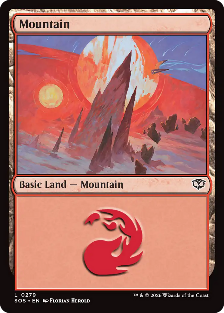 Mountain (0279) [Secrets of Strixhaven] | L.A. Mood Comics and Games