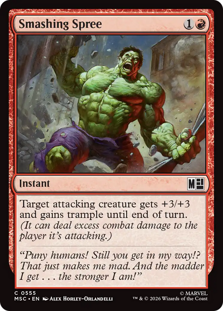 Smashing Spree [Marvel Super Heroes Commander] | L.A. Mood Comics and Games
