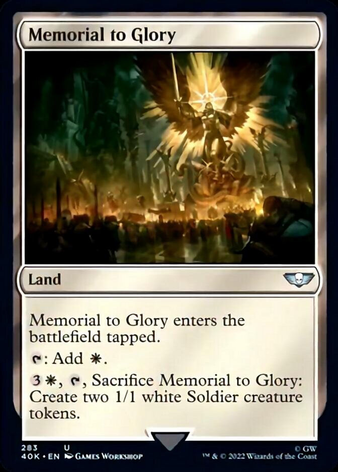 Memorial to Glory (Surge Foil) [Warhammer 40,000] | L.A. Mood Comics and Games