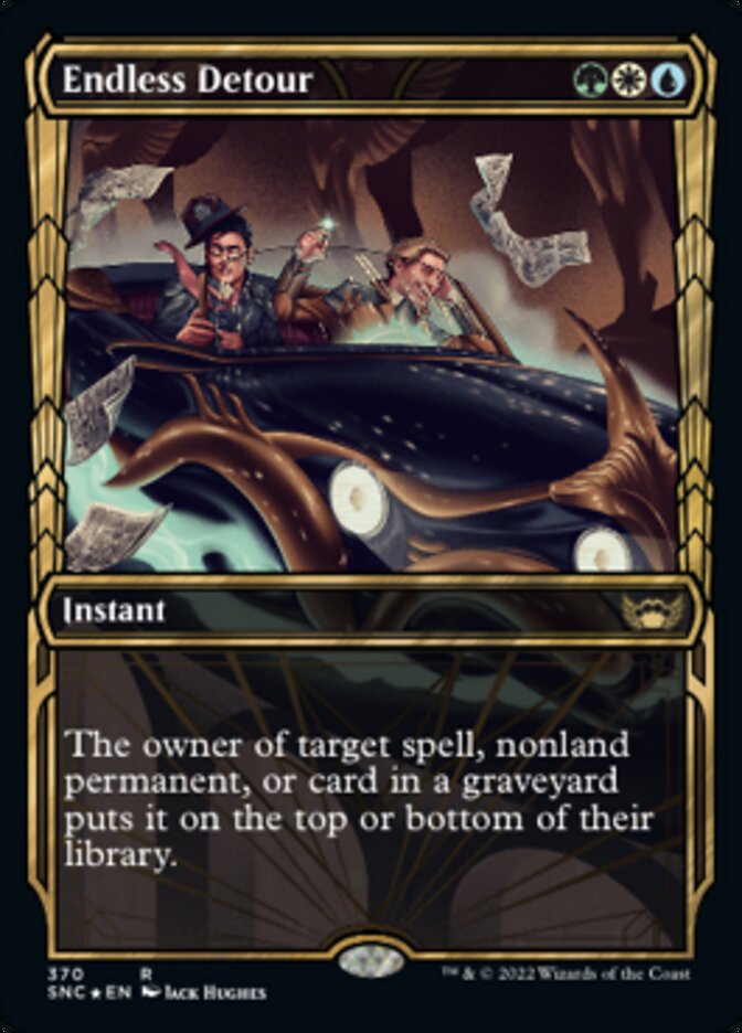 Endless Detour (Showcase Golden Age Gilded Foil) [Streets of New Capenna] | L.A. Mood Comics and Games