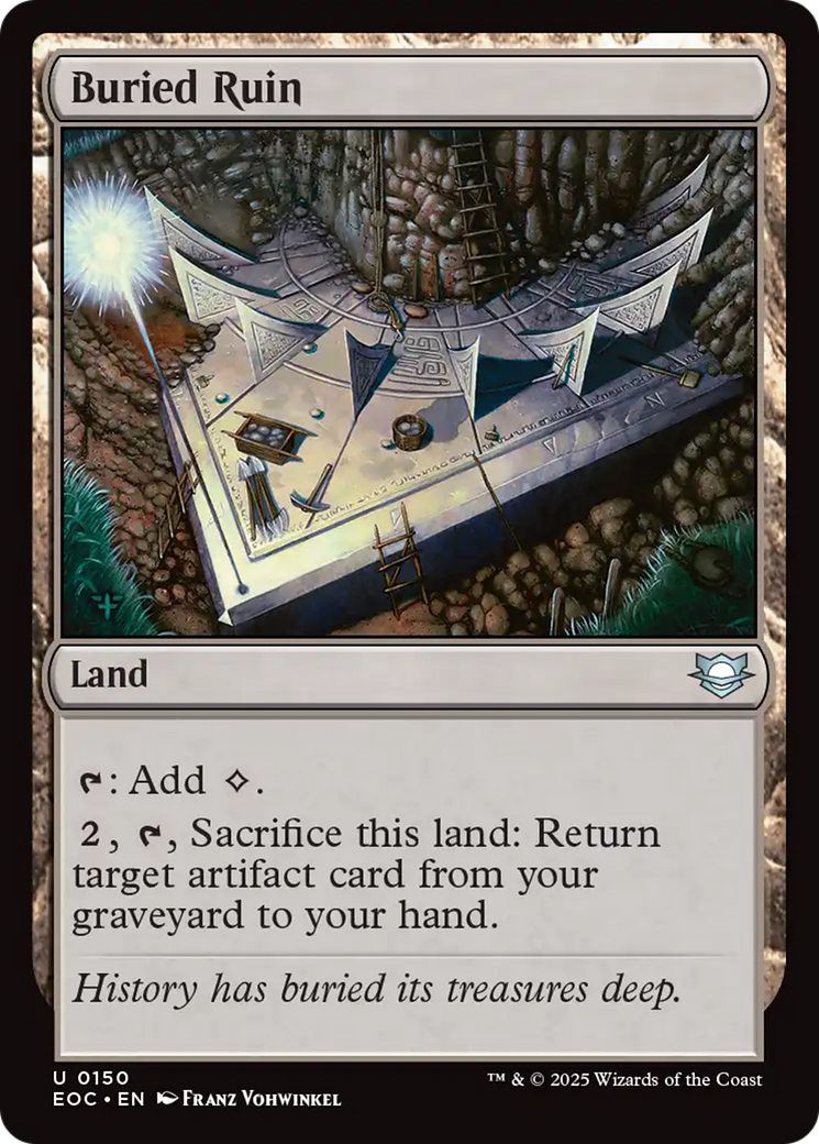 Buried Ruin [Edge of Eternities Commander] | L.A. Mood Comics and Games