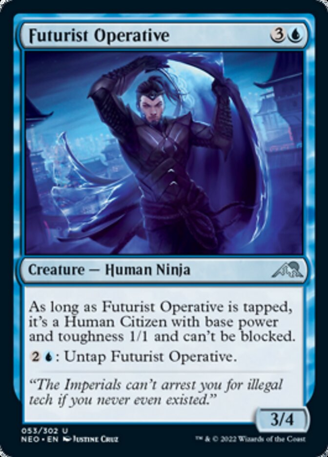 Futurist Operative [Kamigawa: Neon Dynasty] | L.A. Mood Comics and Games