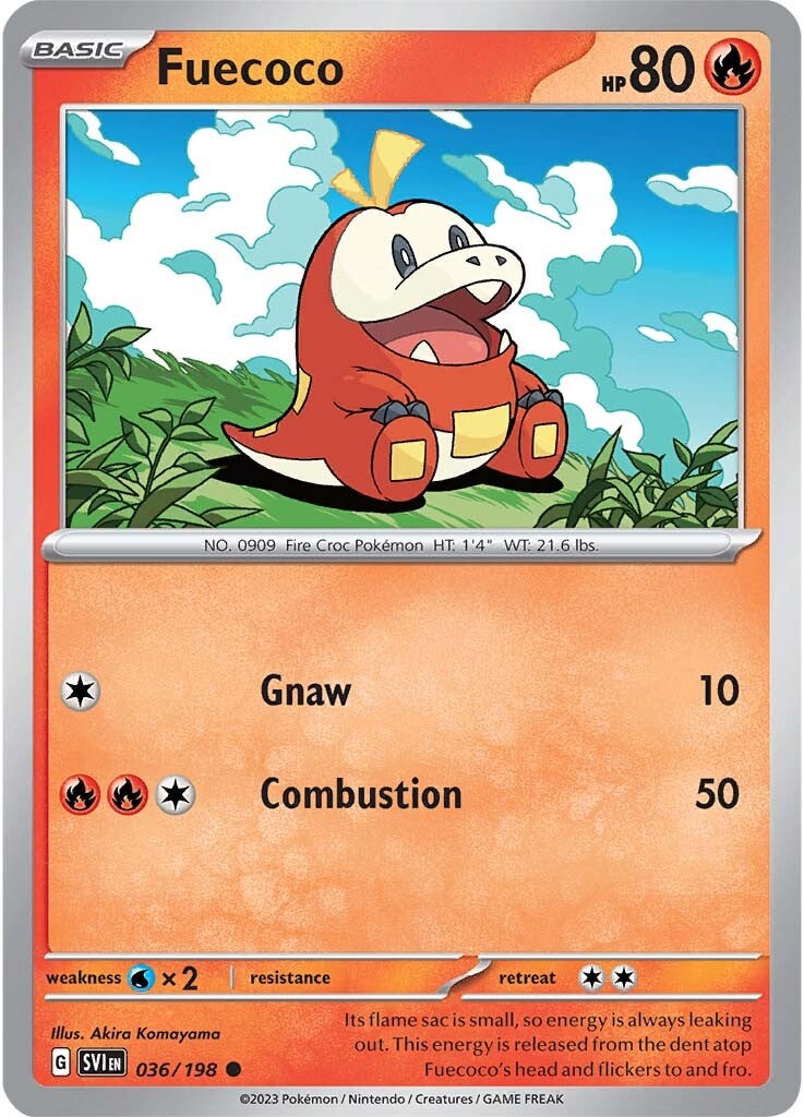 Fuecoco (036/198) [Scarlet & Violet: Base Set] | L.A. Mood Comics and Games