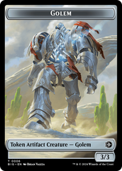 Golem // Plot Double-Sided Token [Outlaws of Thunder Junction: The Big Score Tokens] | L.A. Mood Comics and Games