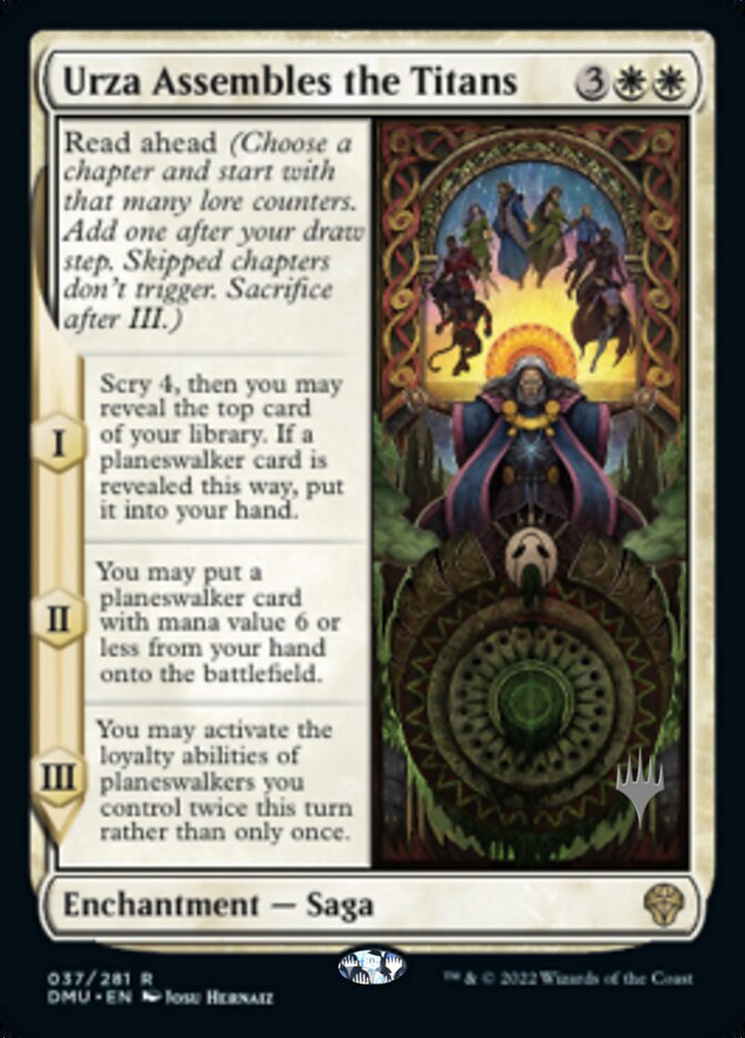 Urza Assembles the Titans (Promo Pack) [Dominaria United Promos] | L.A. Mood Comics and Games