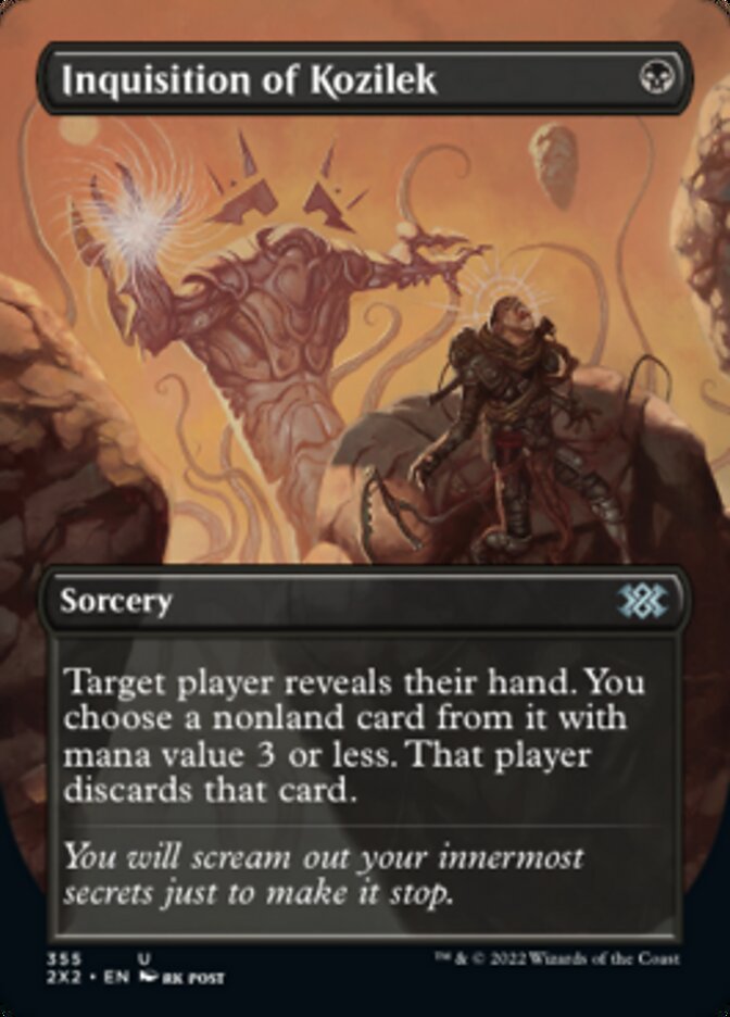 Inquisition of Kozilek (Borderless Alternate Art) [Double Masters 2022] | L.A. Mood Comics and Games