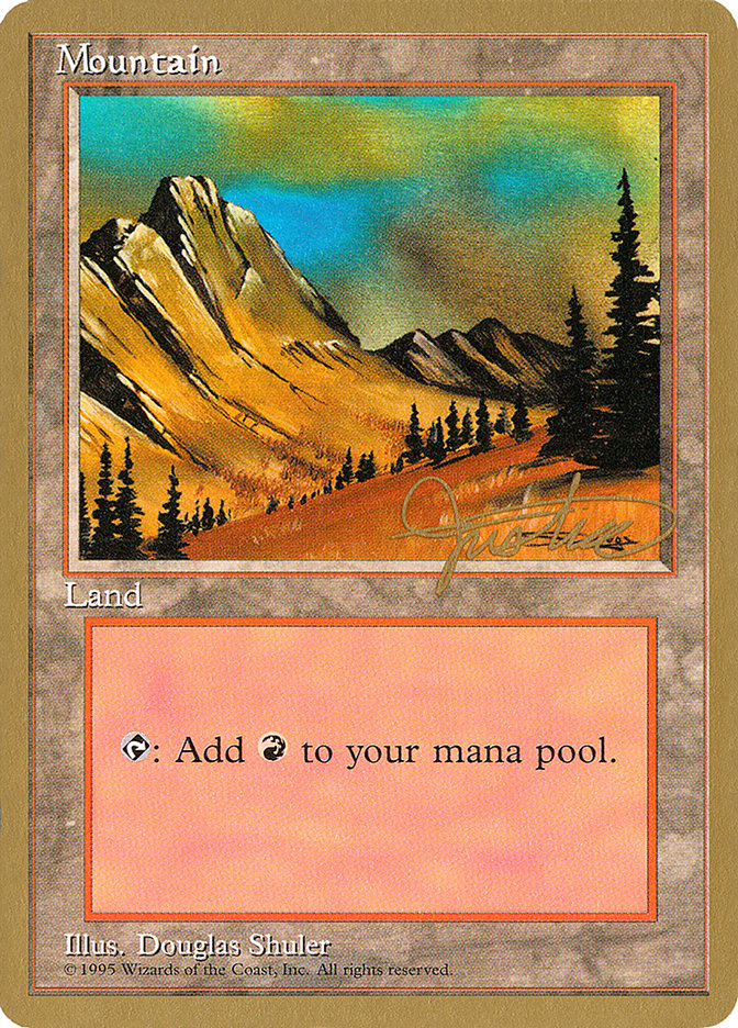 Mountain (mj375) (Mark Justice) [Pro Tour Collector Set] | L.A. Mood Comics and Games