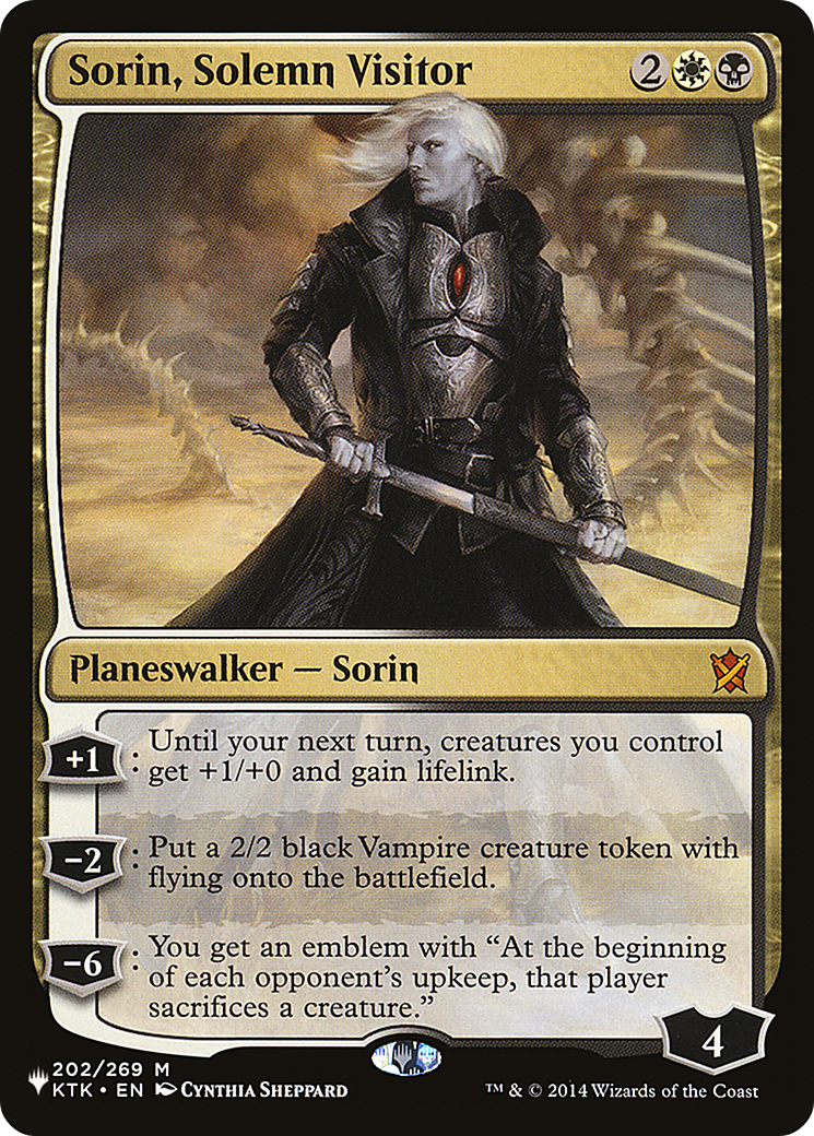 Sorin, Solemn Visitor [The List Reprints] | L.A. Mood Comics and Games