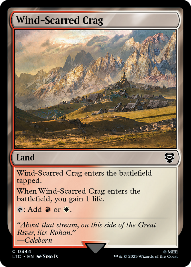 Wind-Scarred Crag [The Lord of the Rings: Tales of Middle-Earth Commander] | L.A. Mood Comics and Games