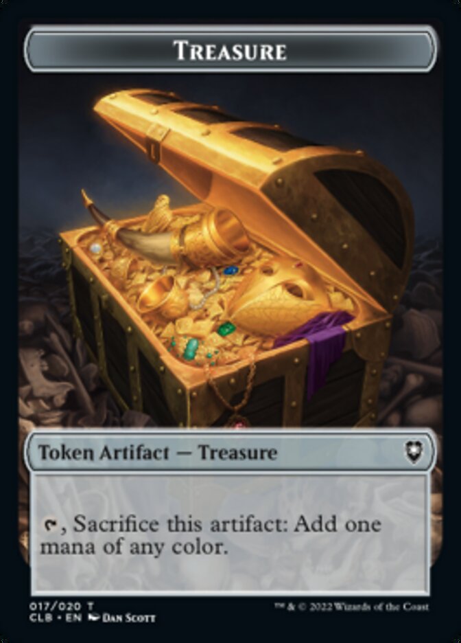 Treasure Token [Commander Legends: Battle for Baldur's Gate Tokens] | L.A. Mood Comics and Games