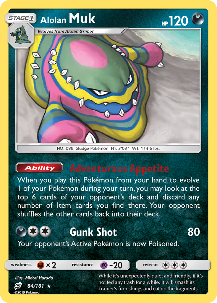 Alolan Muk (84/181) [Sun & Moon: Team Up] | L.A. Mood Comics and Games