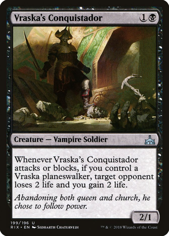 Vraska's Conquistador [Rivals of Ixalan] | L.A. Mood Comics and Games