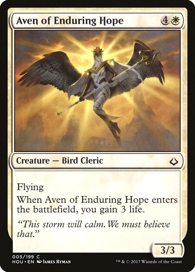 Aven of Enduring Hope [Hour of Devastation] | L.A. Mood Comics and Games
