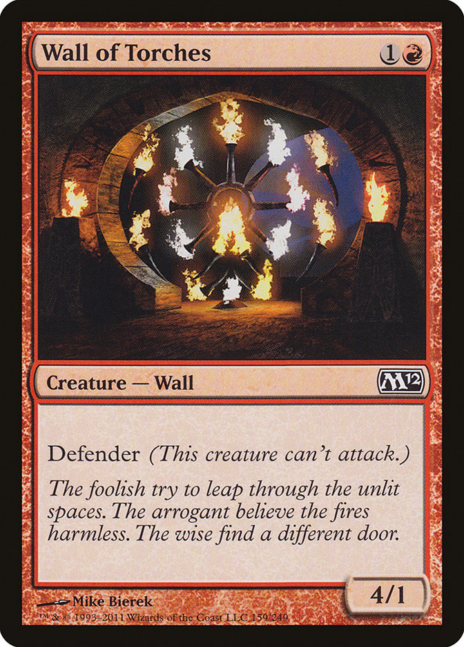 Wall of Torches [Magic 2012] | L.A. Mood Comics and Games