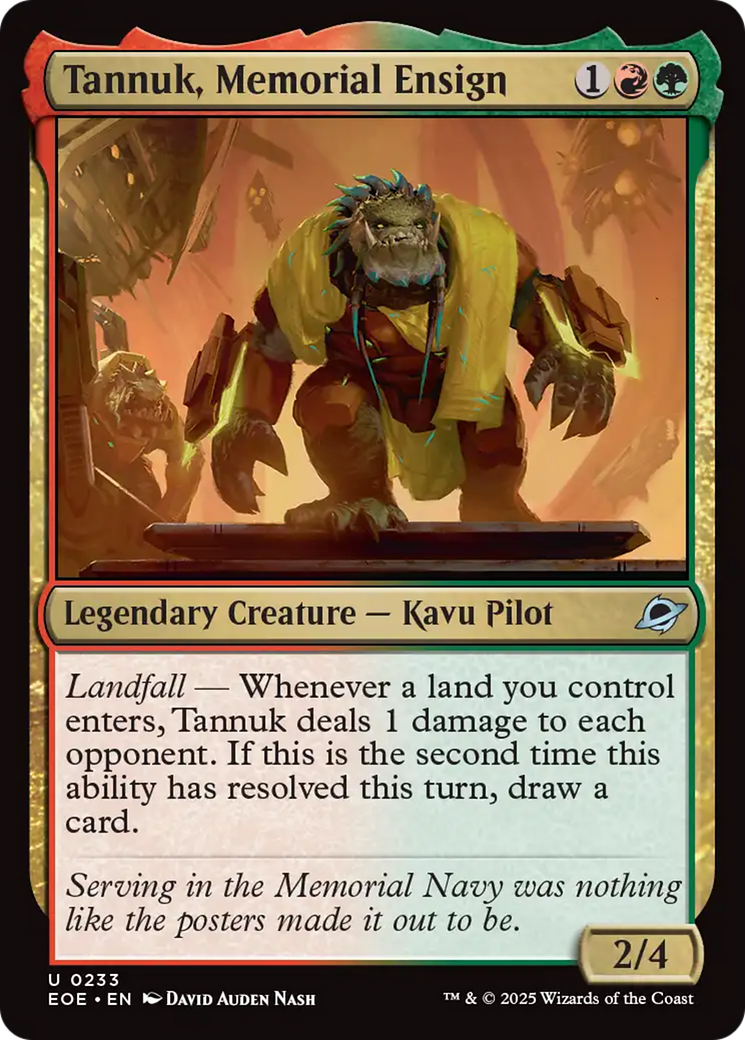 Tannuk, Memorial Ensign [Edge of Eternities] | L.A. Mood Comics and Games