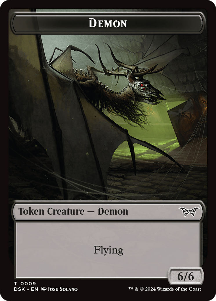 Demon Token [Duskmourn: House of Horror Tokens] | L.A. Mood Comics and Games