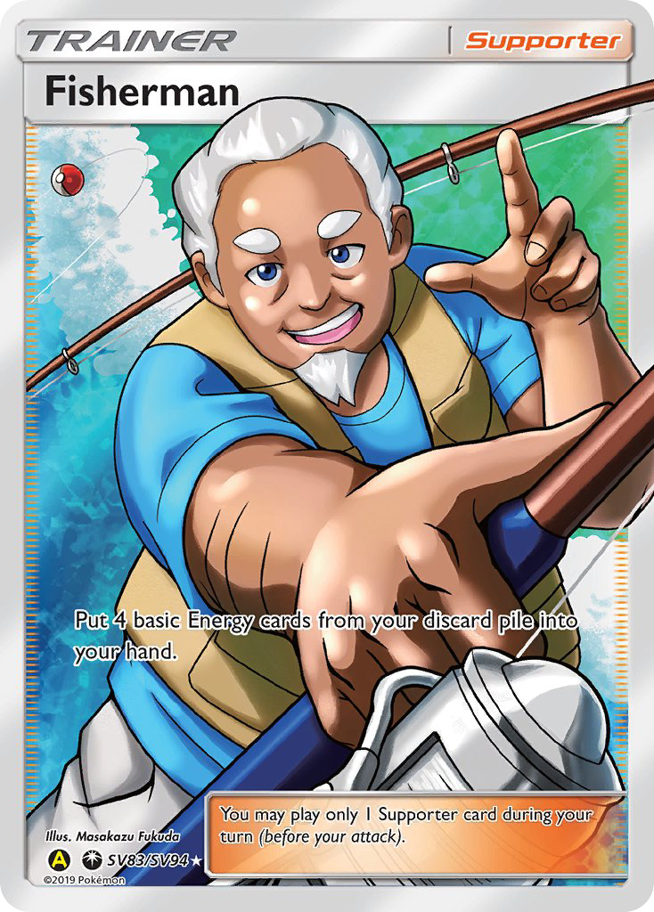Fisherman (SV83/SV94) [Sun & Moon: Hidden Fates - Shiny Vault] | L.A. Mood Comics and Games