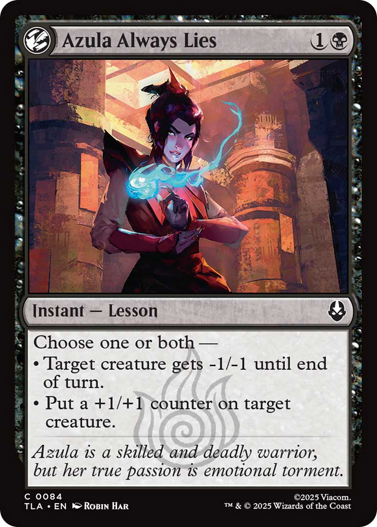 Azula Always Lies [Avatar: The Last Airbender] | L.A. Mood Comics and Games