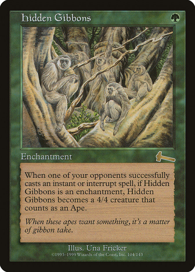 Hidden Gibbons [Urza's Legacy] | L.A. Mood Comics and Games