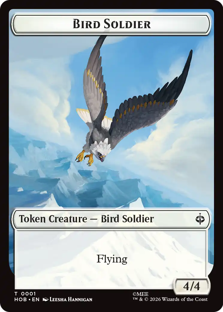 Bird Soldier // Axe Double-Sided Token [The Hobbit Tokens] | L.A. Mood Comics and Games
