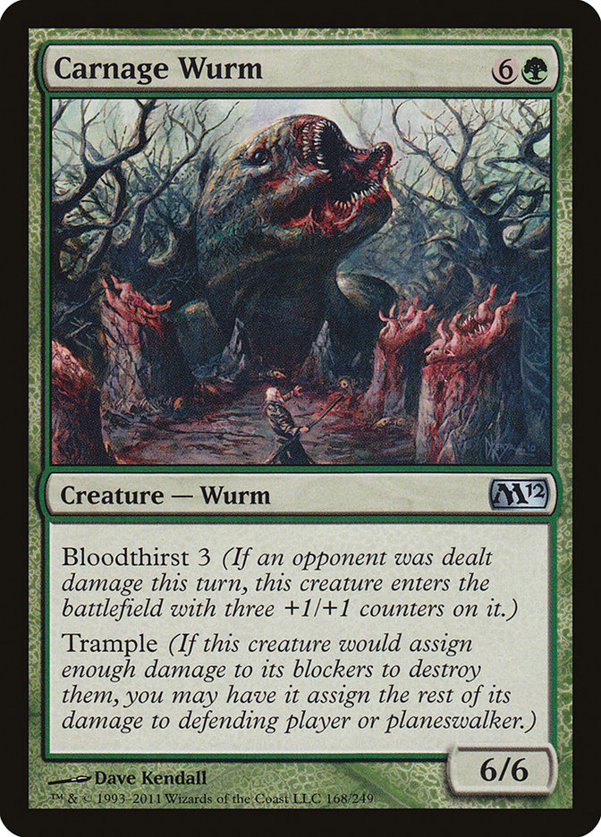 Carnage Wurm [Magic 2012] | L.A. Mood Comics and Games