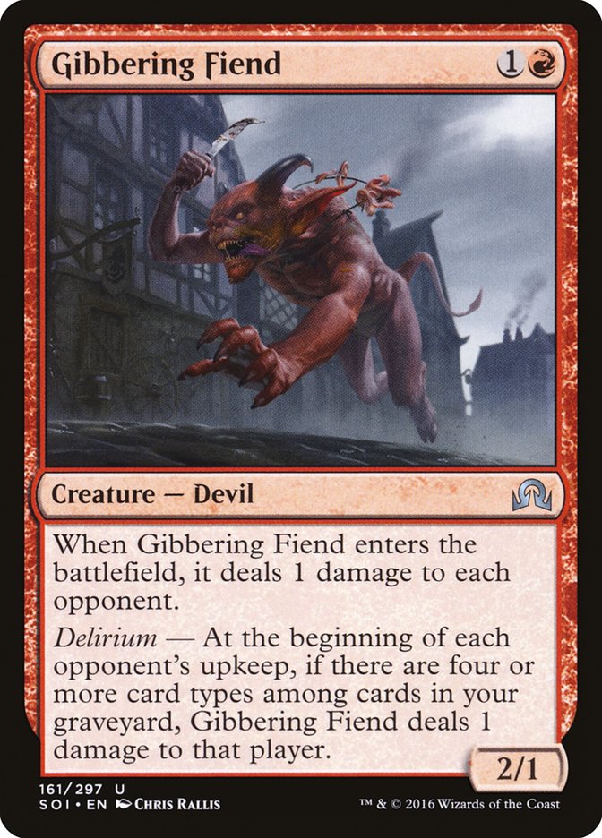 Gibbering Fiend [Shadows over Innistrad] | L.A. Mood Comics and Games