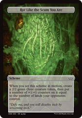 Rot Like the Scum You Are (Full Art) [Duskmourn: Archenemy] | L.A. Mood Comics and Games