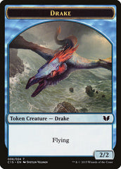 Drake // Elemental (020) Double-Sided Token [Commander 2015 Tokens] | L.A. Mood Comics and Games