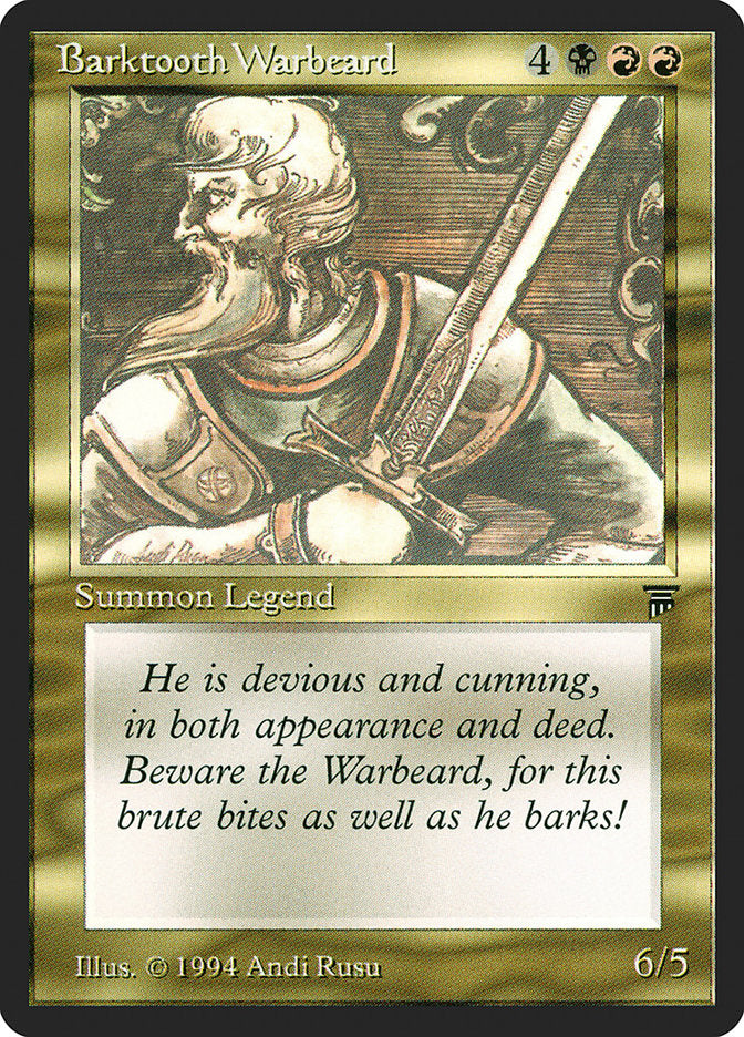 Barktooth Warbeard [Legends] | L.A. Mood Comics and Games