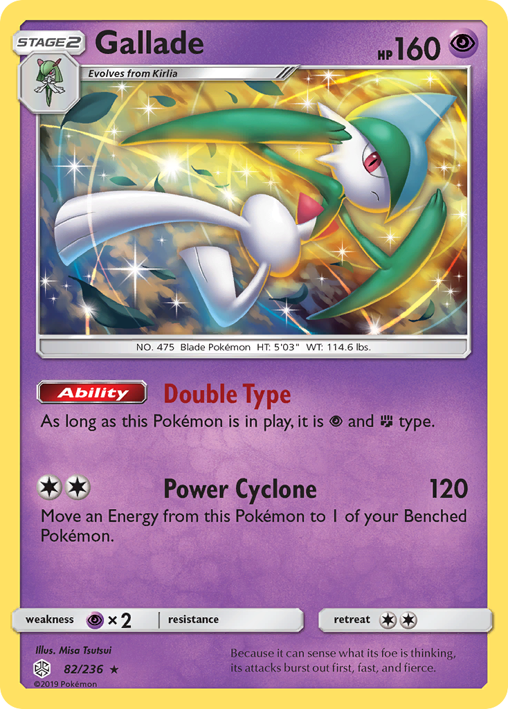 Gallade (82/236) [Sun & Moon: Cosmic Eclipse] | L.A. Mood Comics and Games
