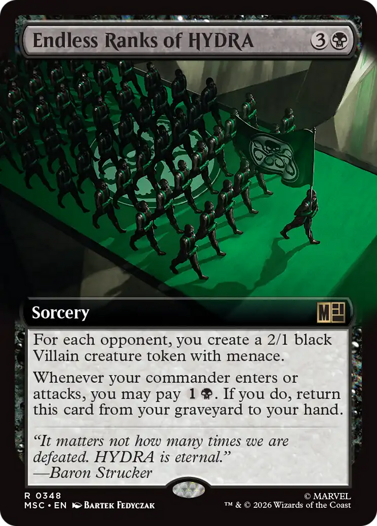 Endless Ranks of HYDRA (Extended Art) [Marvel Super Heroes Commander] | L.A. Mood Comics and Games