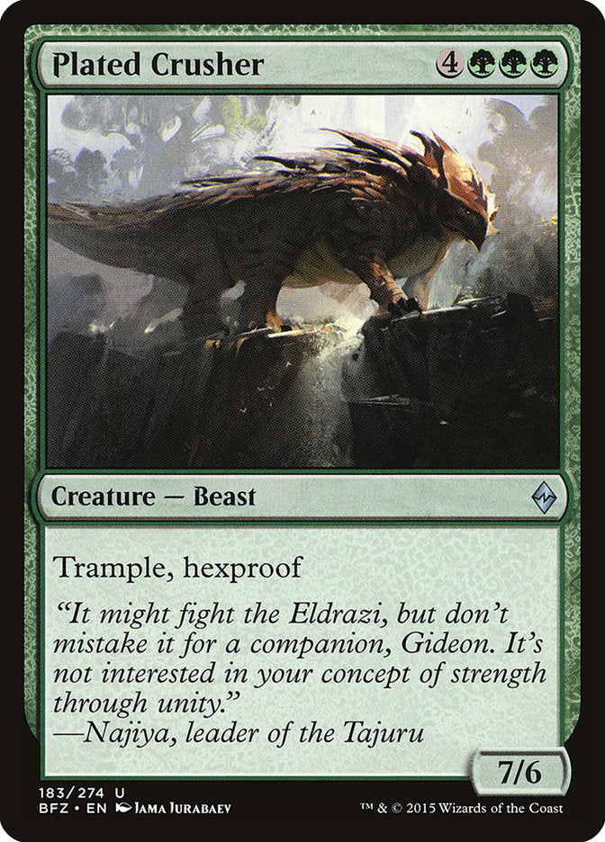 Plated Crusher [Battle for Zendikar] | L.A. Mood Comics and Games
