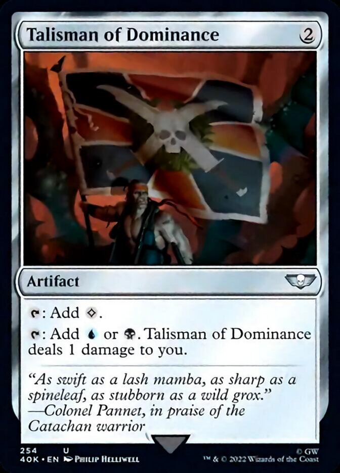 Talisman of Dominance (254) (Surge Foil) [Warhammer 40,000] | L.A. Mood Comics and Games