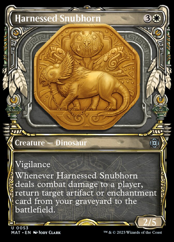 Harnessed Snubhorn (Showcase) [March of the Machine: The Aftermath] | L.A. Mood Comics and Games