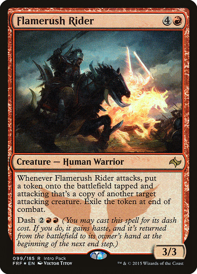 Flamerush Rider (Intro Pack) [Fate Reforged Promos] | L.A. Mood Comics and Games