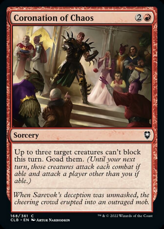 Coronation of Chaos [Commander Legends: Battle for Baldur's Gate] | L.A. Mood Comics and Games