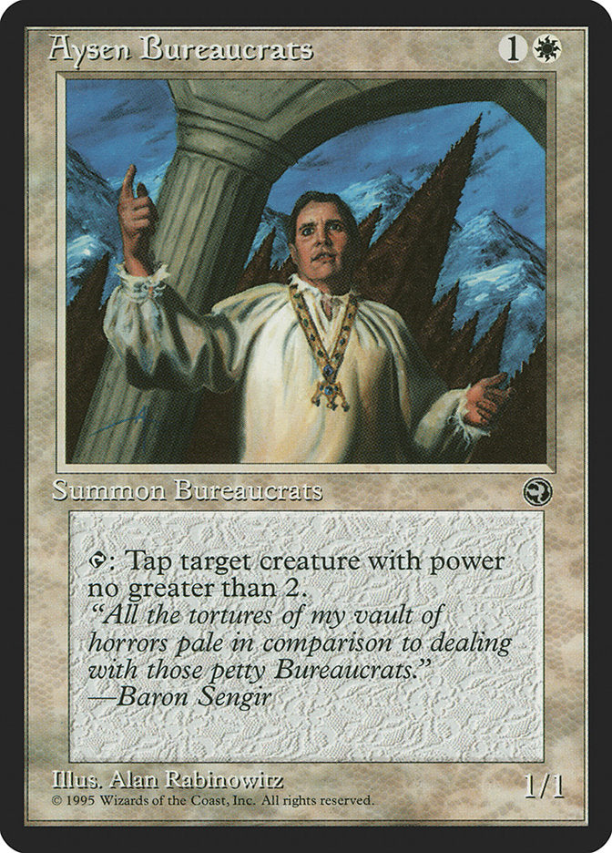 Aysen Bureaucrats (Baron Sengir Flavor Text) [Homelands] | L.A. Mood Comics and Games