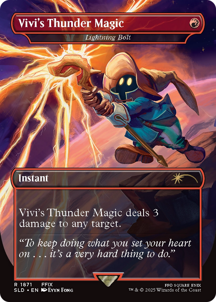 Vivi's Thunder Magic - Lightning Bolt [Secret Lair Drop Series] | L.A. Mood Comics and Games