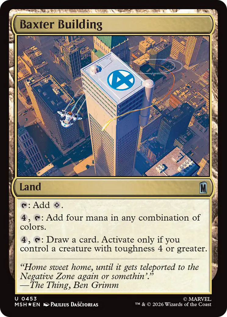 Baxter Building (Surge Foil) [Marvel Super Heroes] | L.A. Mood Comics and Games