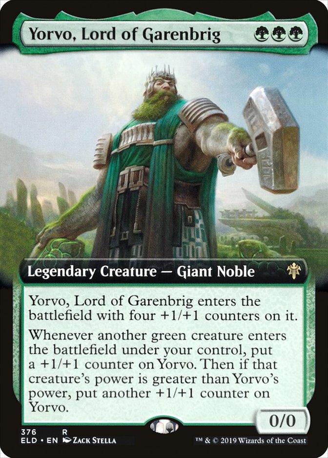 Yorvo, Lord of Garenbrig (Extended Art) [Throne of Eldraine] | L.A. Mood Comics and Games