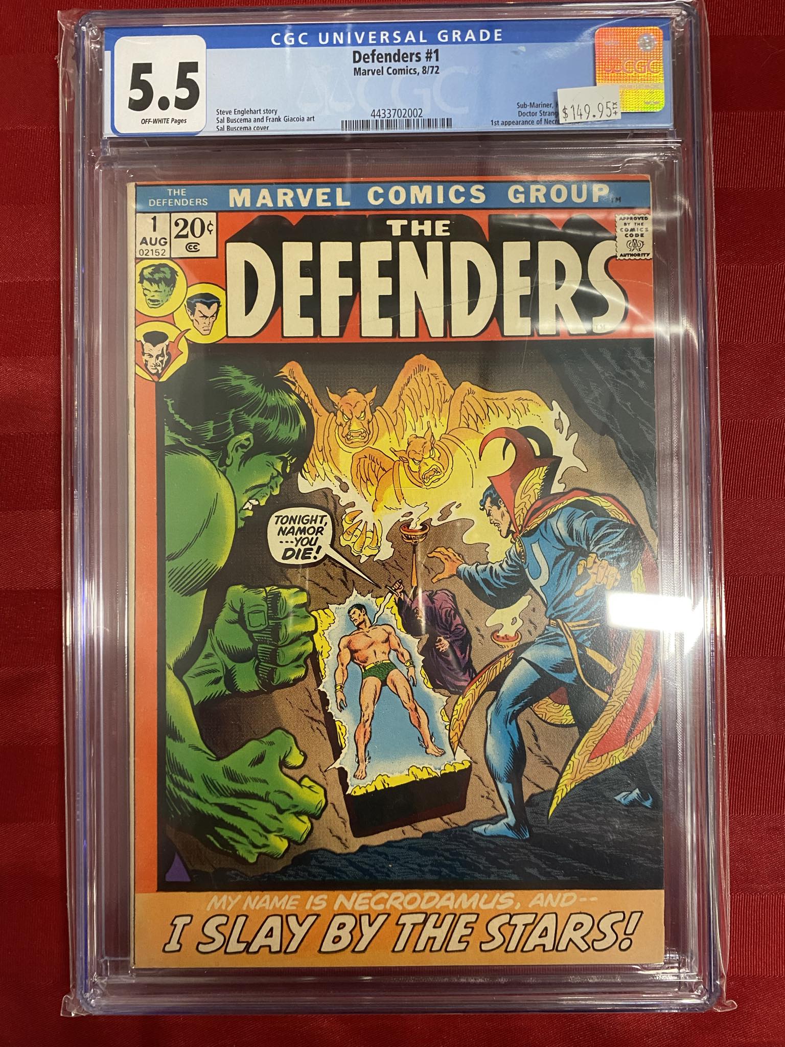 Defenders #1 CGC 5.5 | L.A. Mood Comics and Games