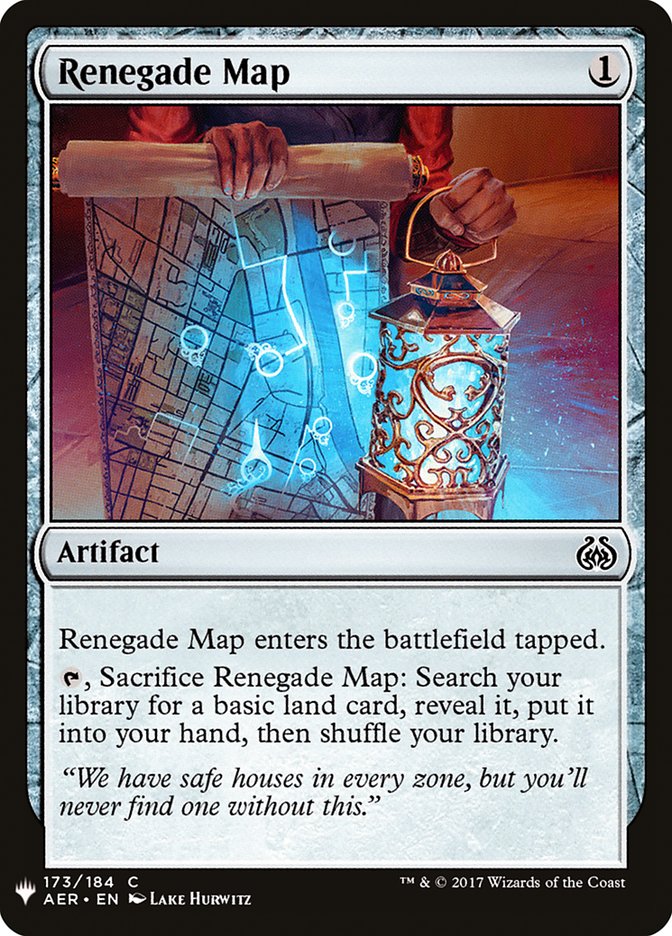 Renegade Map [Mystery Booster] | L.A. Mood Comics and Games