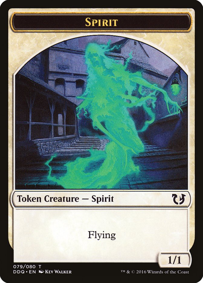 Spirit Token [Duel Decks: Blessed vs. Cursed] | L.A. Mood Comics and Games