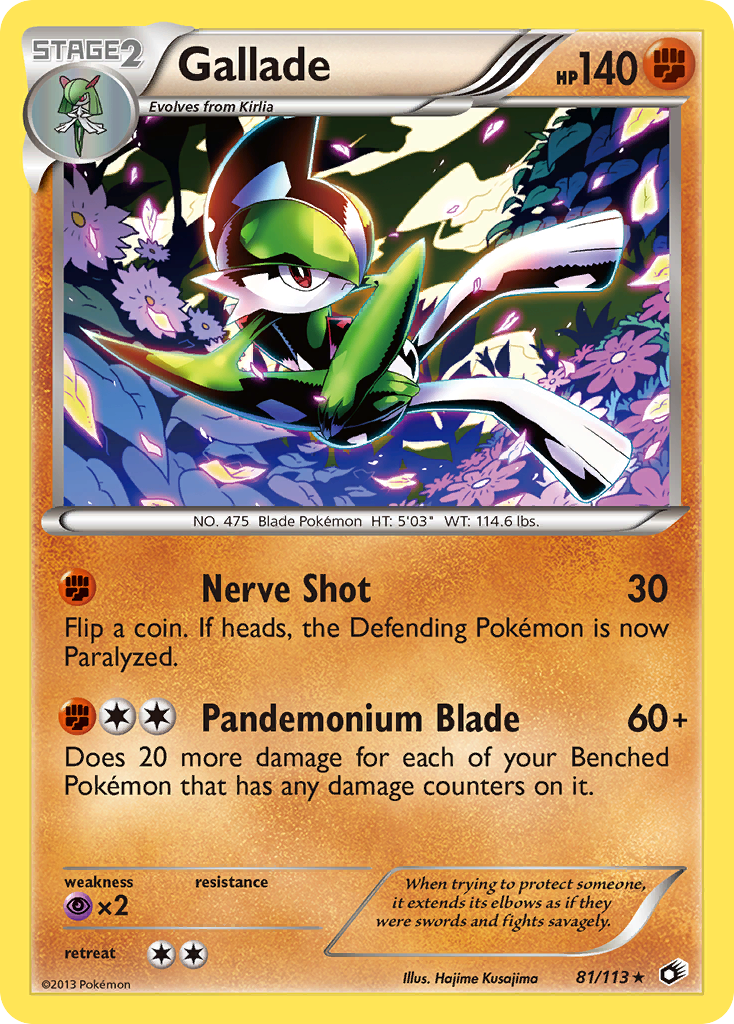 Gallade (81/113) [Black & White: Legendary Treasures] | L.A. Mood Comics and Games