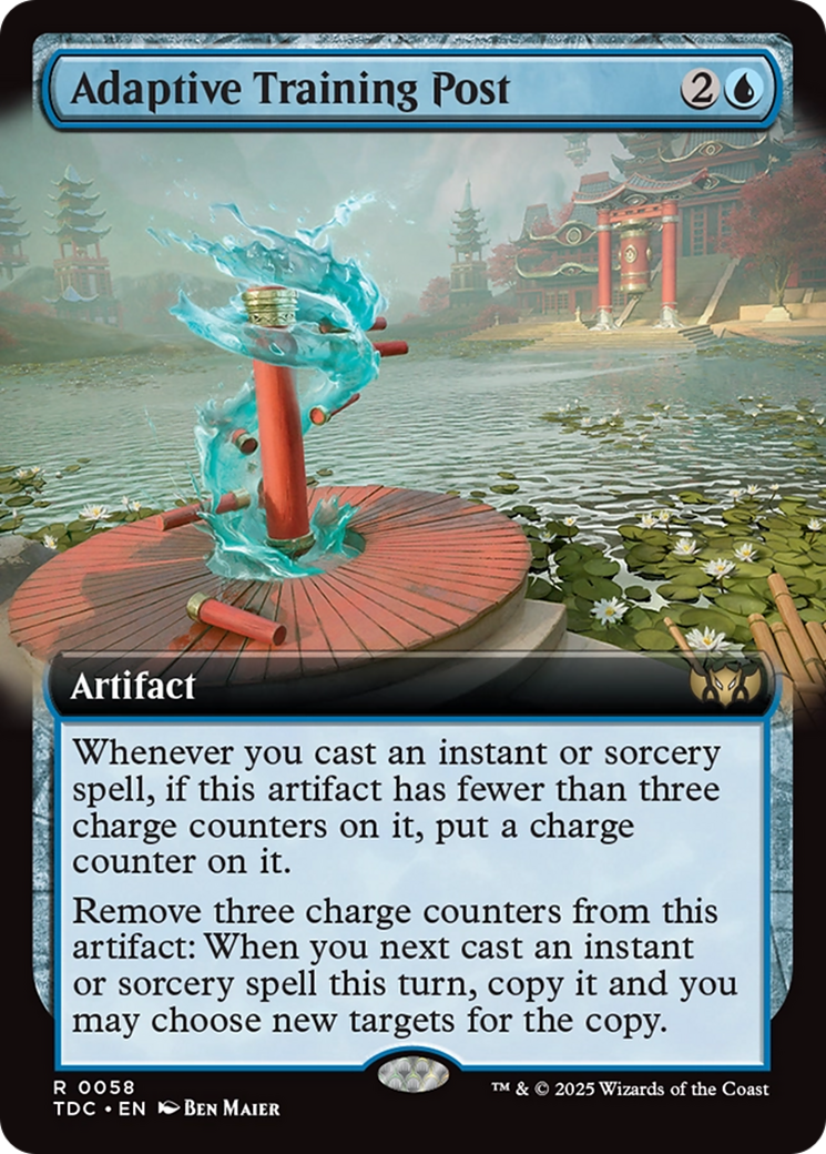 Adaptive Training Post (Extended Art) [Tarkir: Dragonstorm Commander] | L.A. Mood Comics and Games