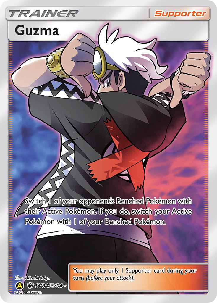 Guzma (SV84/SV94) [Sun & Moon: Hidden Fates - Shiny Vault] | L.A. Mood Comics and Games